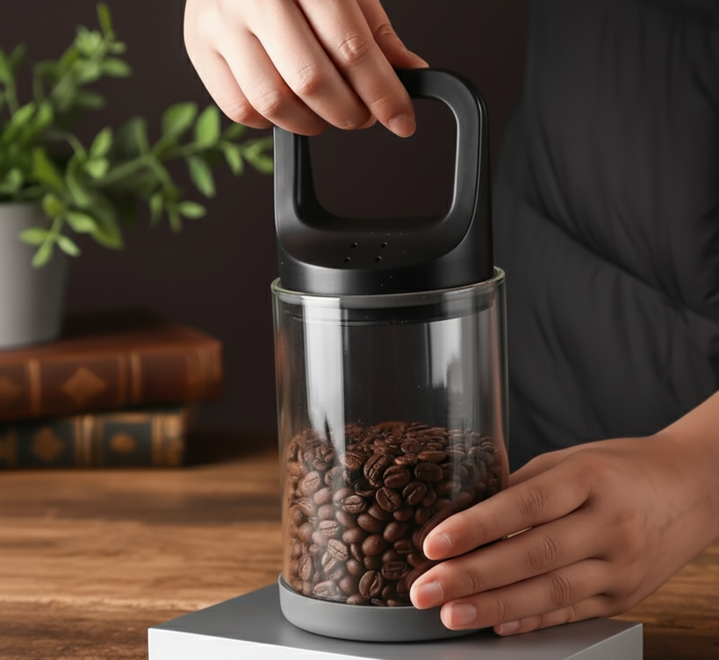 Bocal Hermétique Conservation Café 1000ml