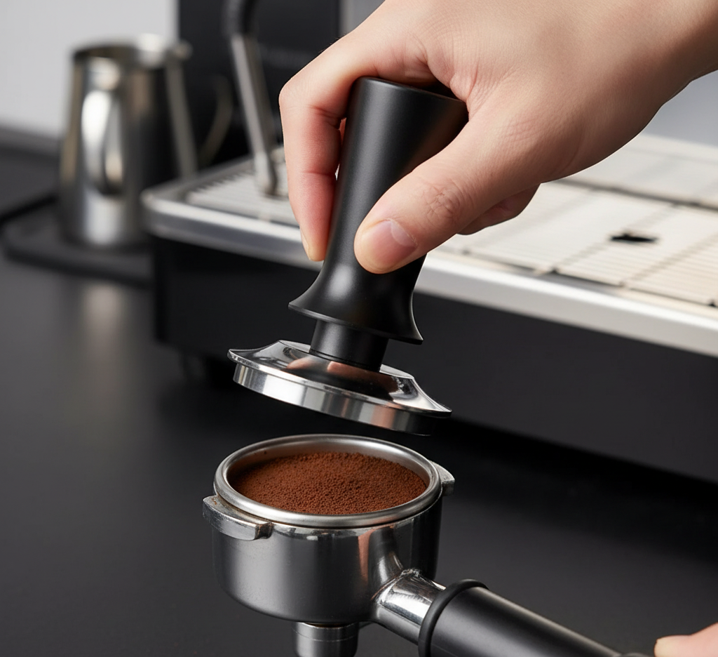 Tamper Barista Professionnel Acier Inox